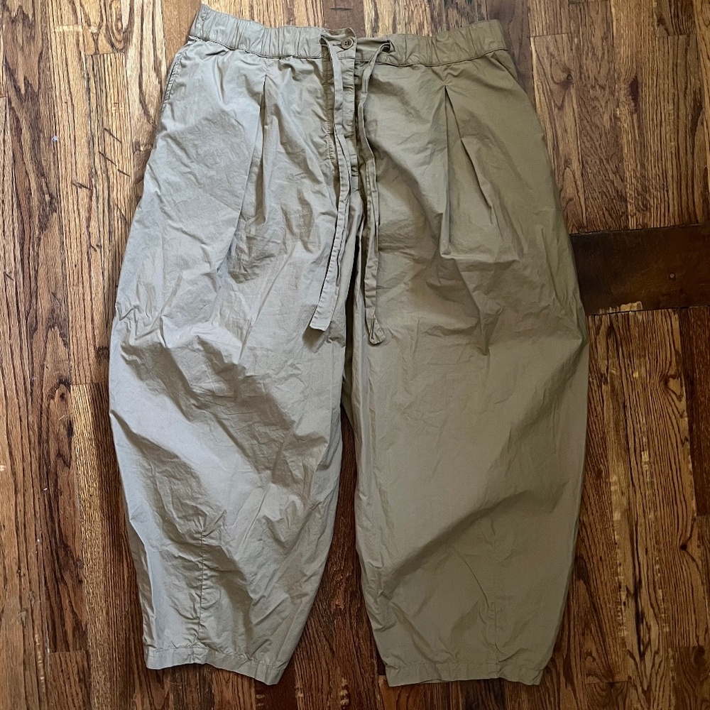 TOAST UK Poplin Pleat Pant